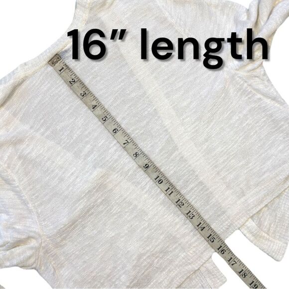 Torrid Cream Cardigan Sweater Lightweight Open-Front Sz 1X - Picture 7 of 10